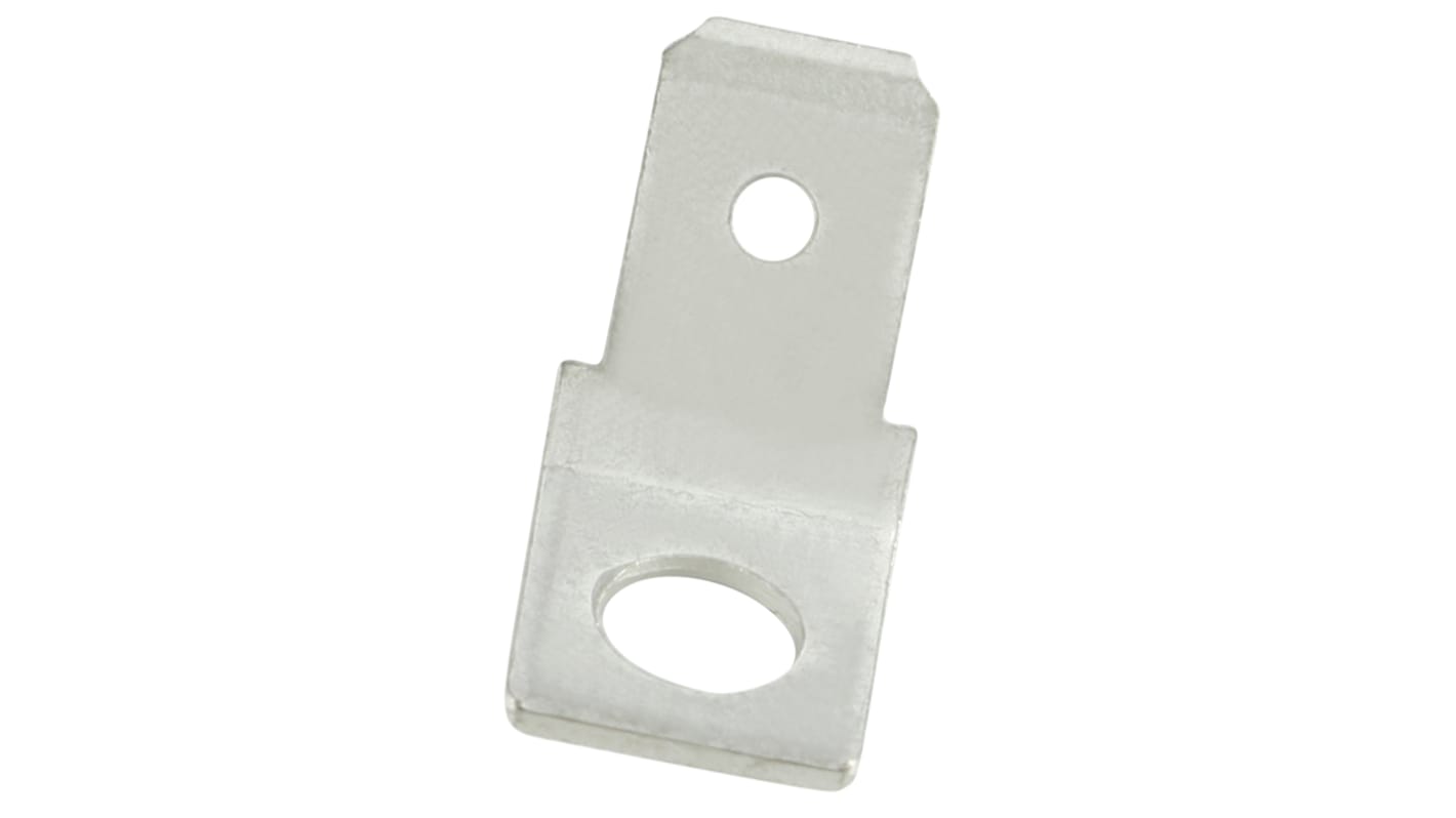 STUD TAB TERMINAL, M4, 6.35MM, 45 DEG