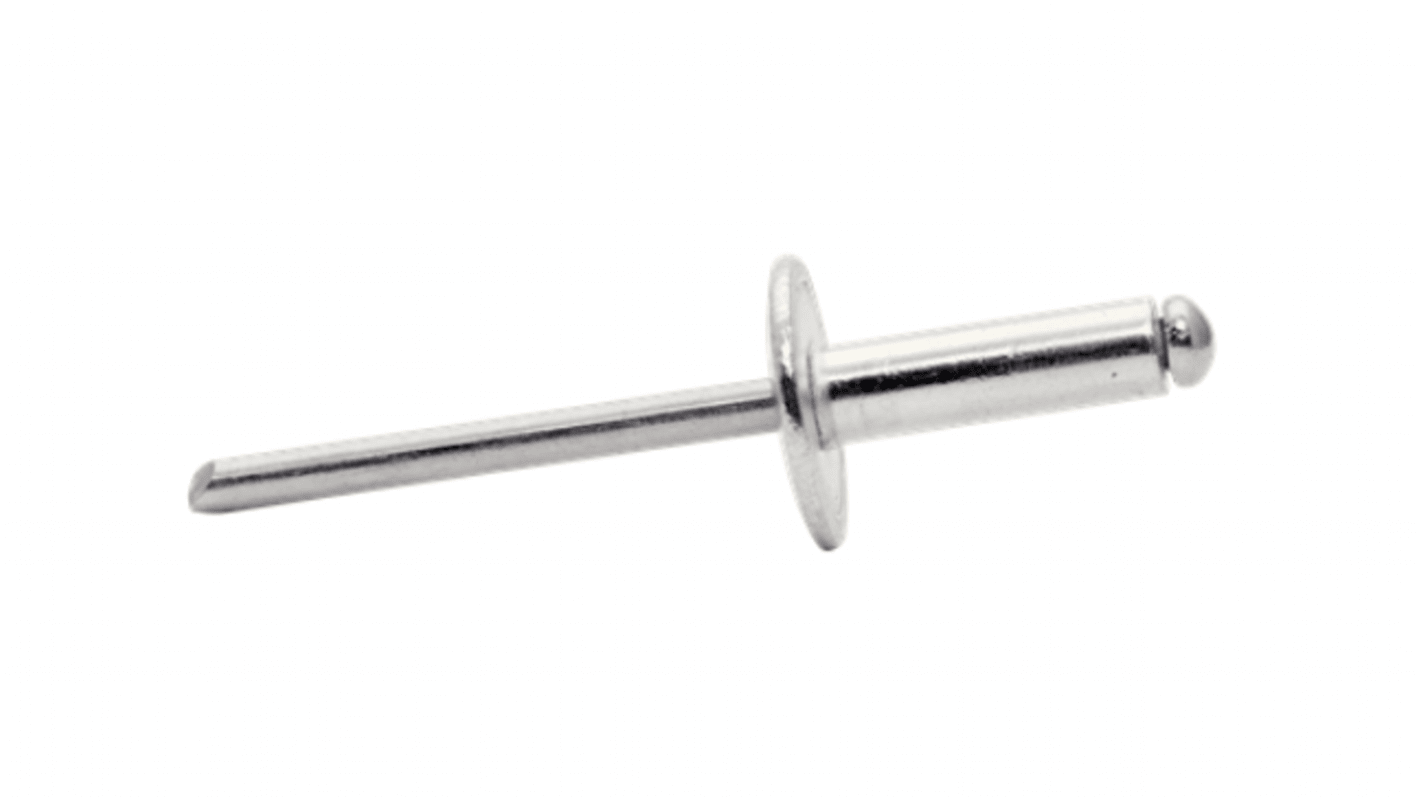 Rapid Agrafage Aluminium Rivet Set Rivet, 4.8mm