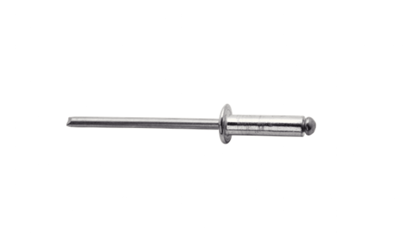 Rapid Agrafage Nietensatz Niet, Ø 4.8mm x 16mm, Aluminium, M5mm, 4.9mm