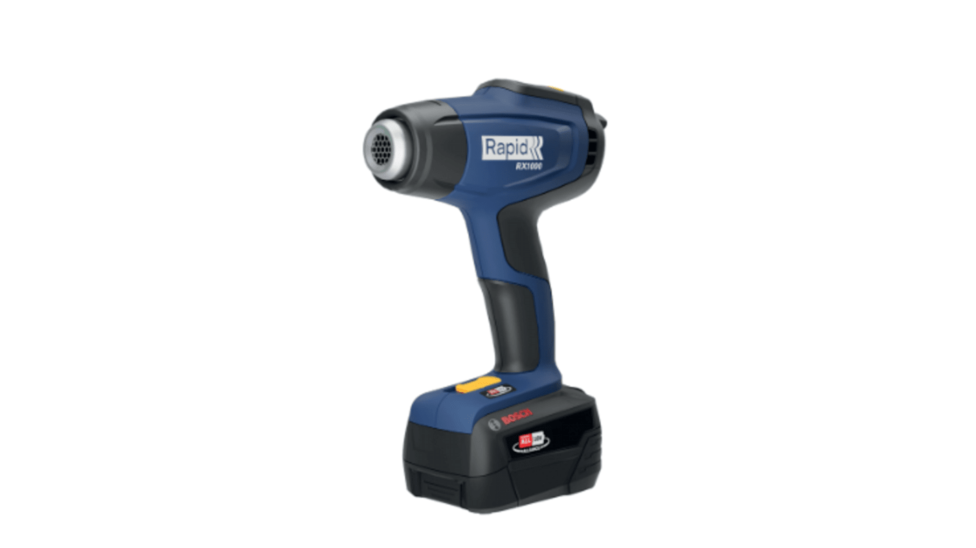 Pistola termica Rapid Agrafage 5001513, 18V, 550°C max, Cordless