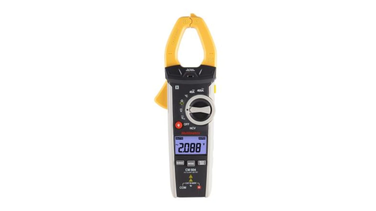 Chauvin Arnoux CM604 Leak Current Clamp Multimeter, Max Current 400A ac CAT III 600V