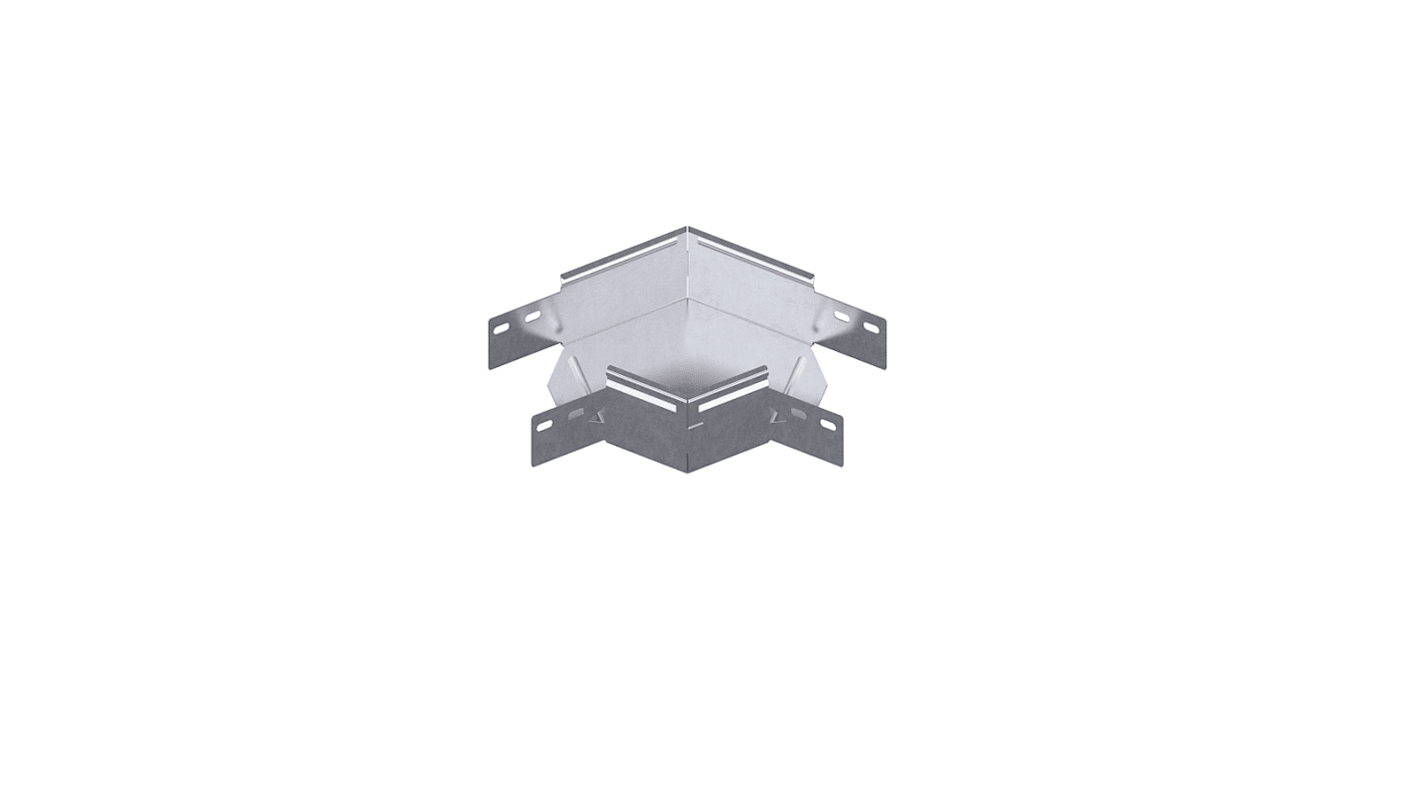 RS PRO Winkelstück, verzinkter Stahl, 100 mm x 60mm