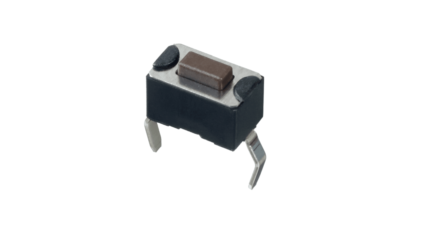 APEM Brown Tact Switch, SPST 50mA 5mm Surface Mount