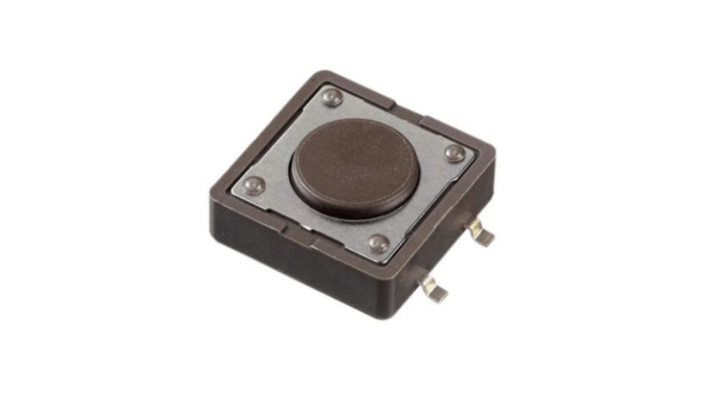 APEM Brown Tact Switch, SPST 50mA 4.3mm Surface Mount