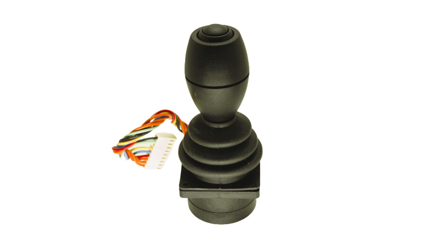 APEM 2 Axis-Axis Hall Effect Joystick Knob, Analogue, IP66