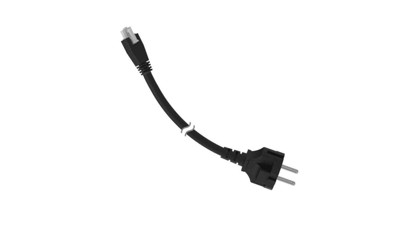 LQMAC306EF Banner Straight Molex Socket to Right Angle AC Plug Plug