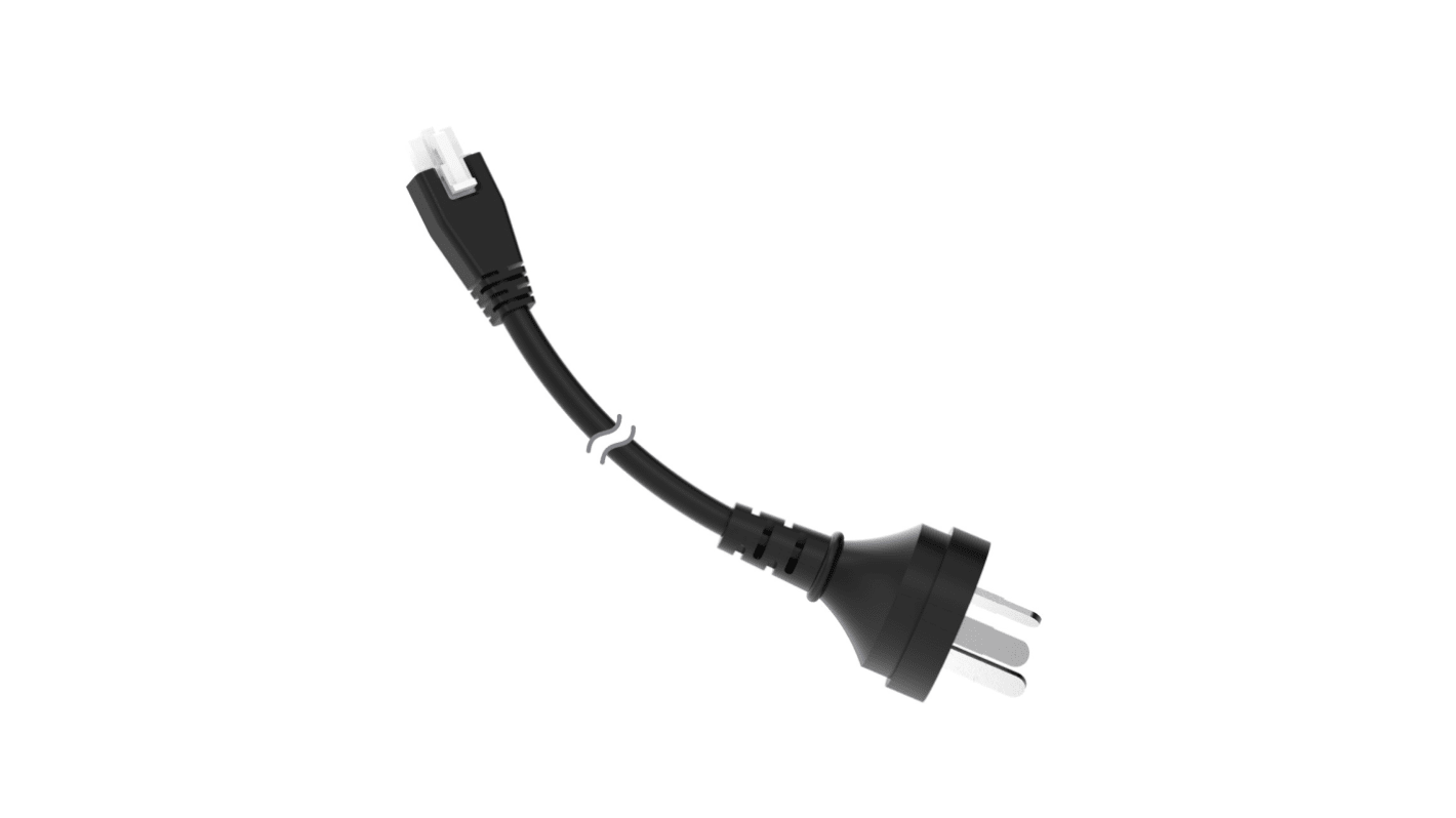 LQMAC306I Banner Straight Molex Socket to Straight AC Plug Plug