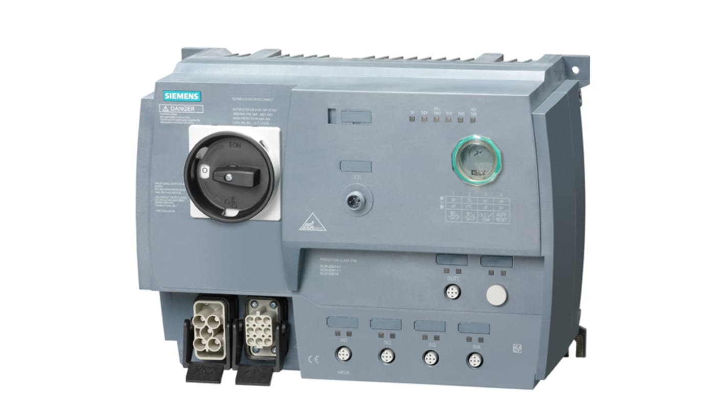 Arrancador de motor Siemens SIRIUS, 0,15 - 2 A, 400 V, 0,75 kW, trifásico, IP65