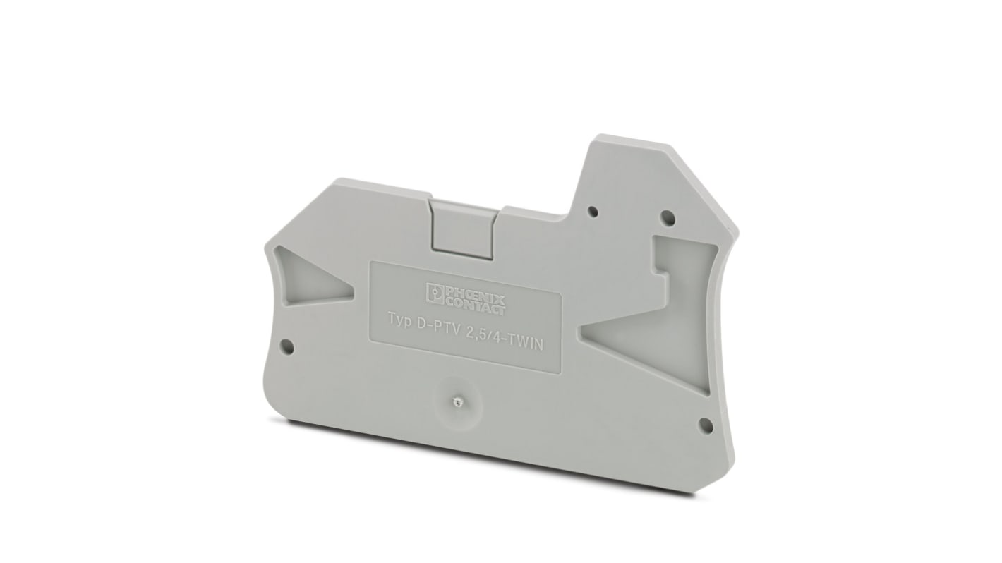 Phoenix Contact End Cover for Use with DIN Rail Terminal Blocks