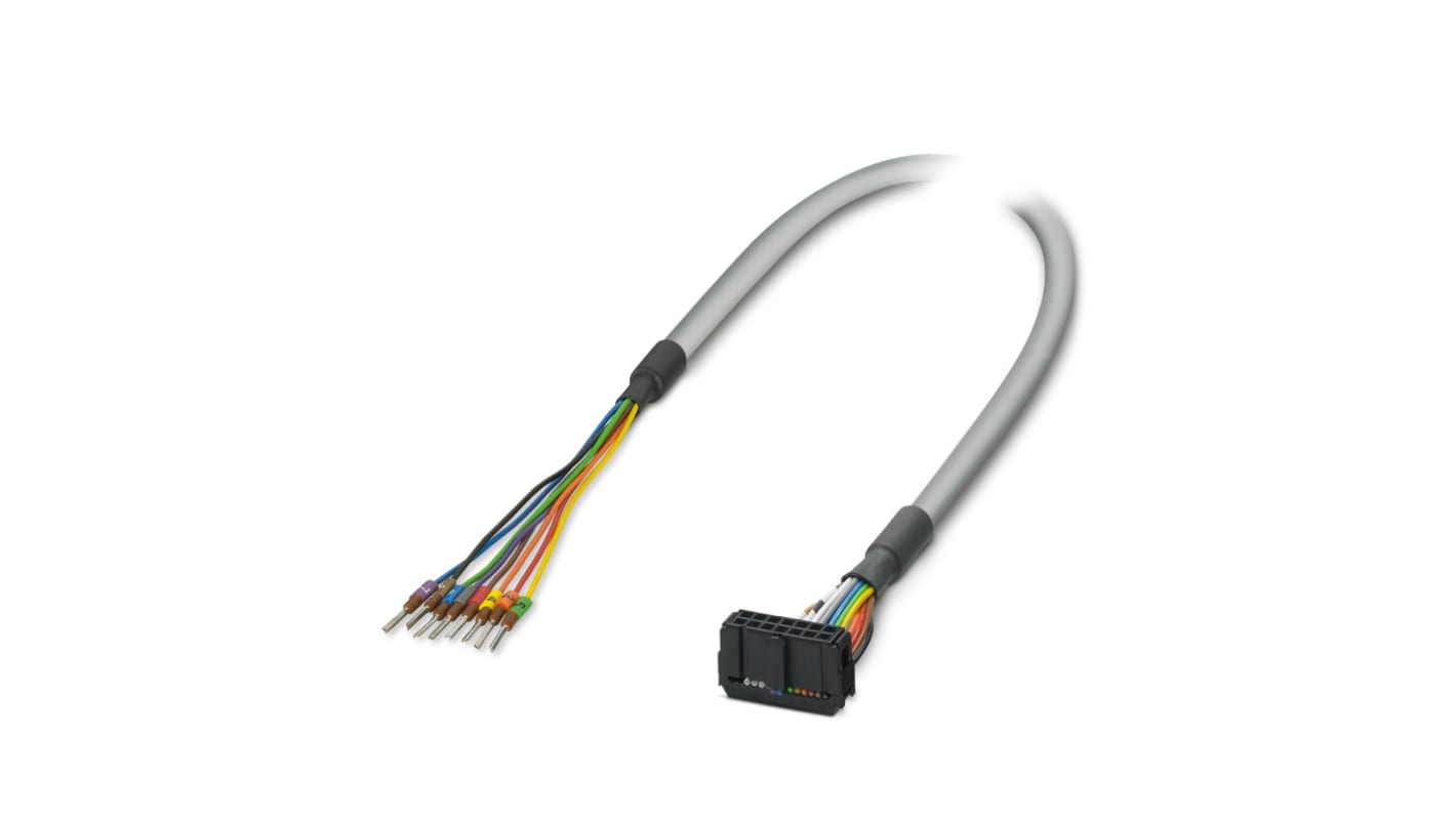 Phoenix Contact Kabel, Anschlusskabel Stecker / IDC Buchse gerade, Länge 3m