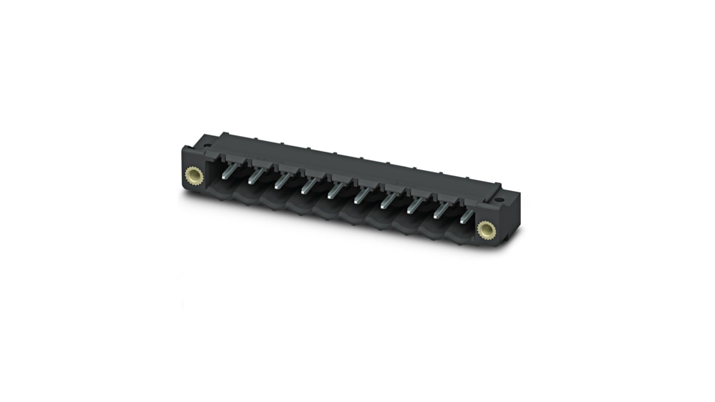 Phoenix Contact CCV Series Straight PCB Header, 12 Contact(s), 5.08mm Pitch, 1 Row(s)