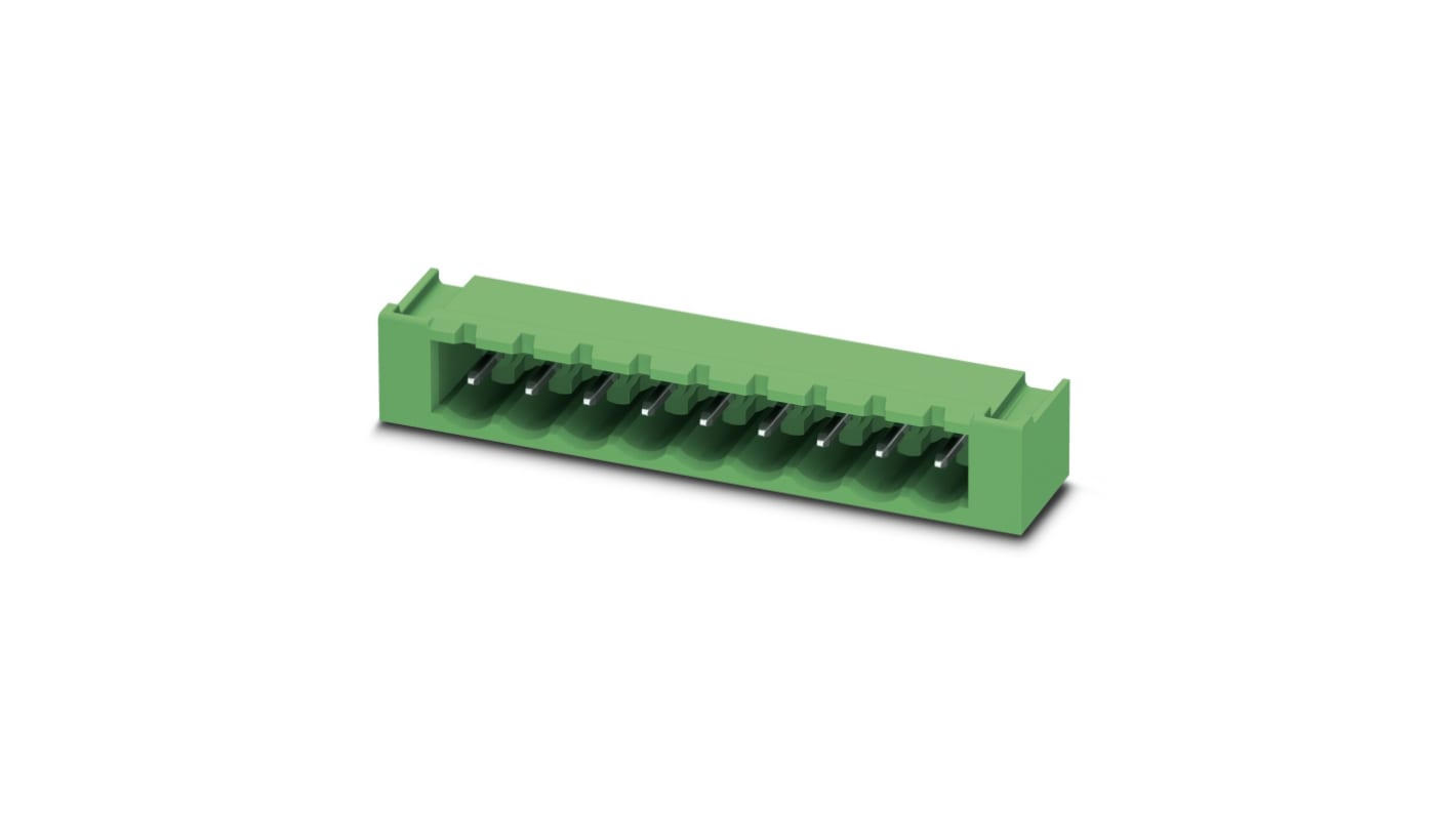 Phoenix Contact MSTBA Series Straight PCB Header, 12 Contact(s), 3.81mm Pitch, 1 Row(s)