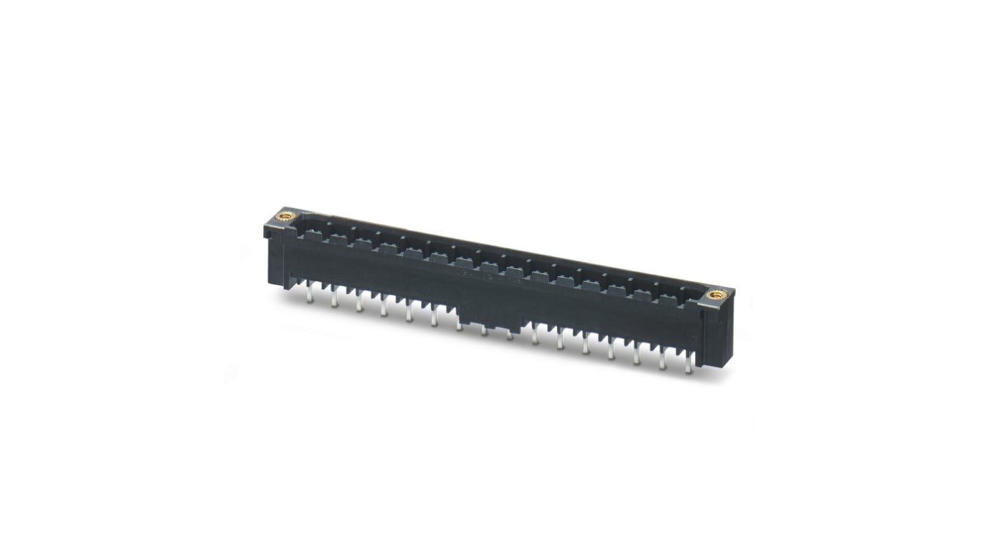 Phoenix Contact CCV Series Straight PCB Header, 13 Contact(s), 5.08mm Pitch, 1 Row(s)