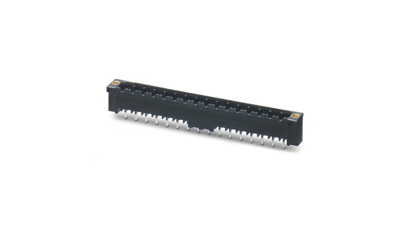 Phoenix Contact CCV Series Straight PCB Header, 14 Contact(s), 5.08mm Pitch, 1 Row(s)