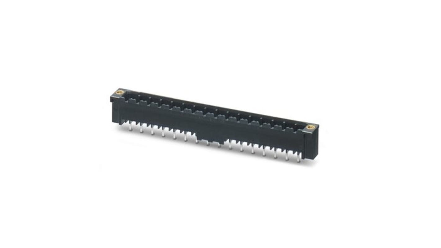 Phoenix Contact CCV Series Straight PCB Header, 16 Contact(s), 5.08mm Pitch, 1 Row(s)