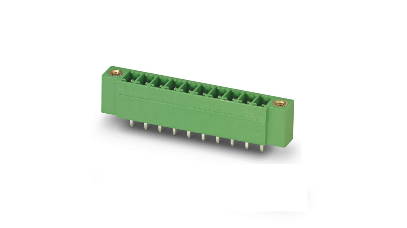 Phoenix Contact MCV Series Straight PCB Header, 11 Contact(s), 3.81mm Pitch, 1 Row(s)