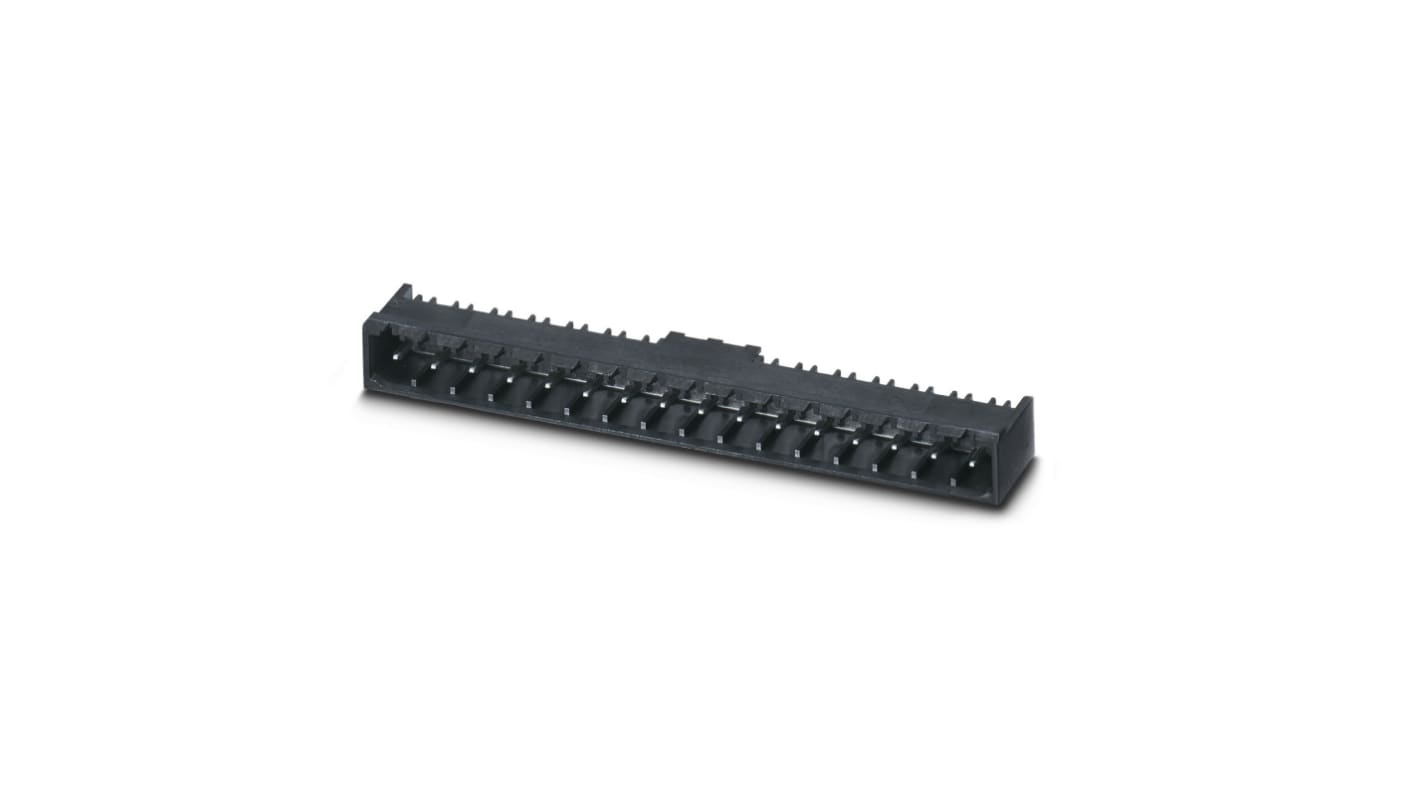 Phoenix Contact CCA Series Straight PCB Header, 14 Contact(s), 5mm Pitch, 1 Row(s)