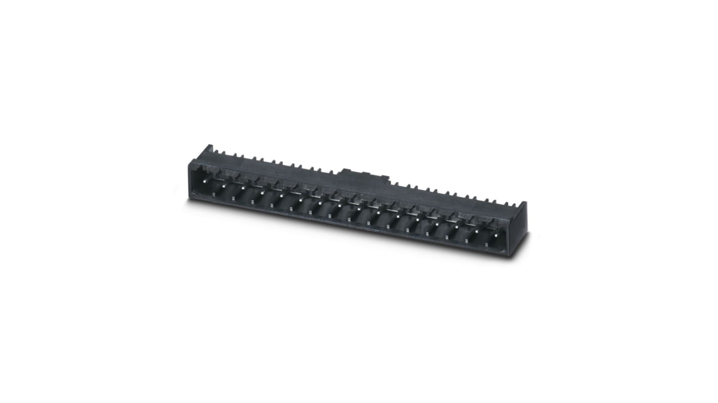 Phoenix Contact CCA Series Straight PCB Header, 17 Contact(s), 5mm Pitch, 1 Row(s)