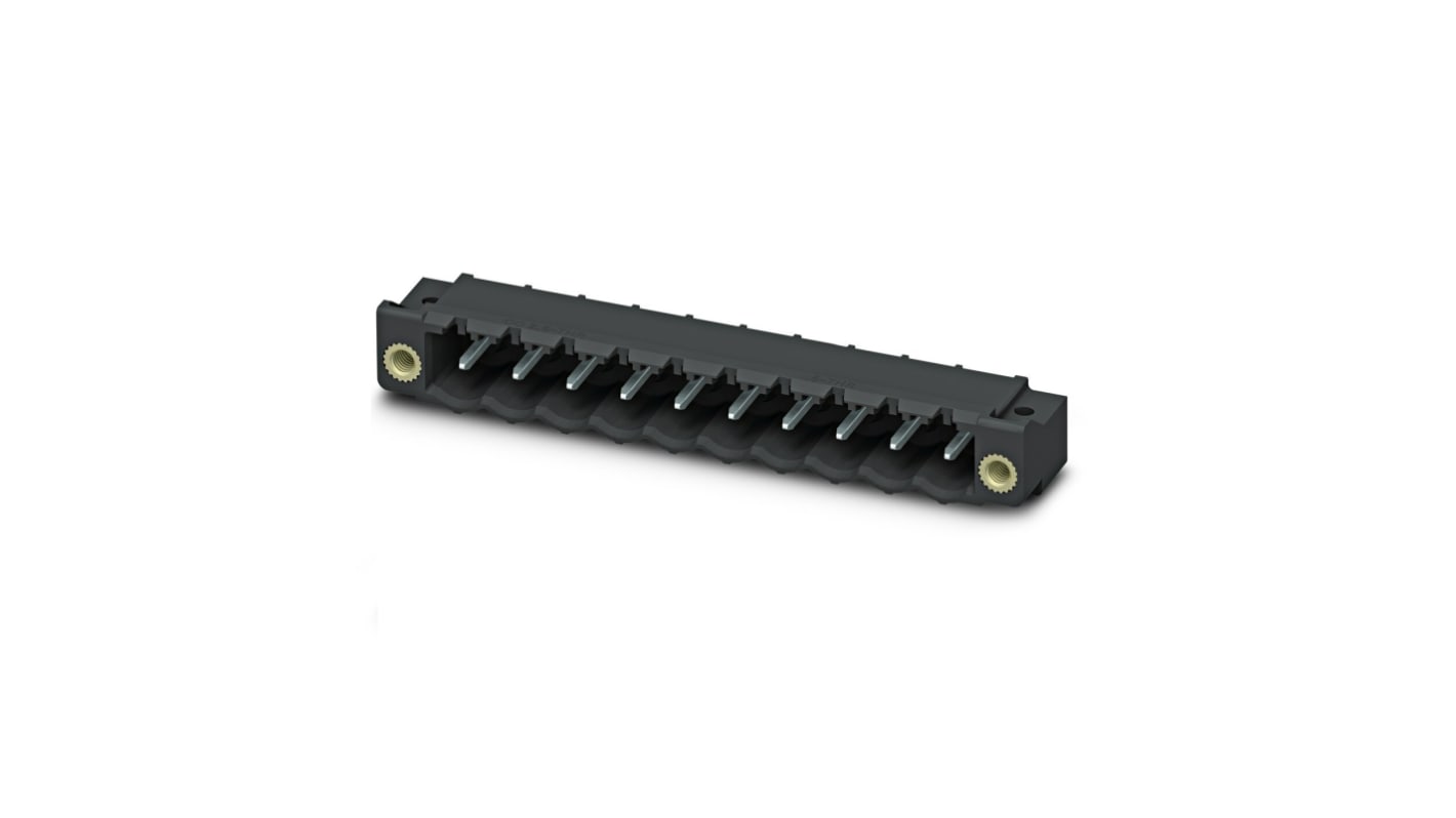 Phoenix Contact CC Series Straight PCB Header, 4 Contact(s), 5mm Pitch, 1 Row(s)