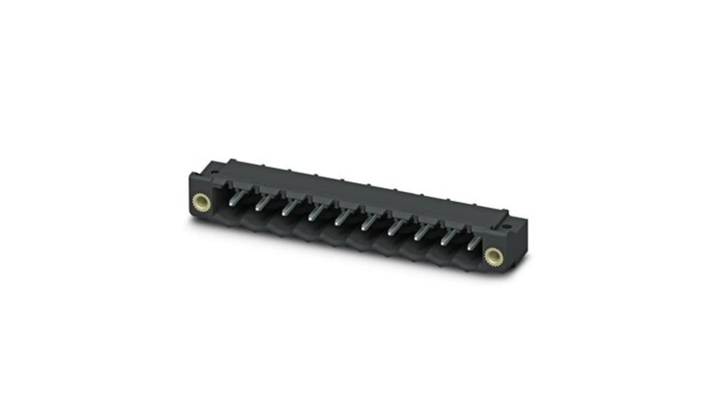 Phoenix Contact CC Series Straight PCB Header, 10 Contact(s), 5mm Pitch, 1 Row(s)