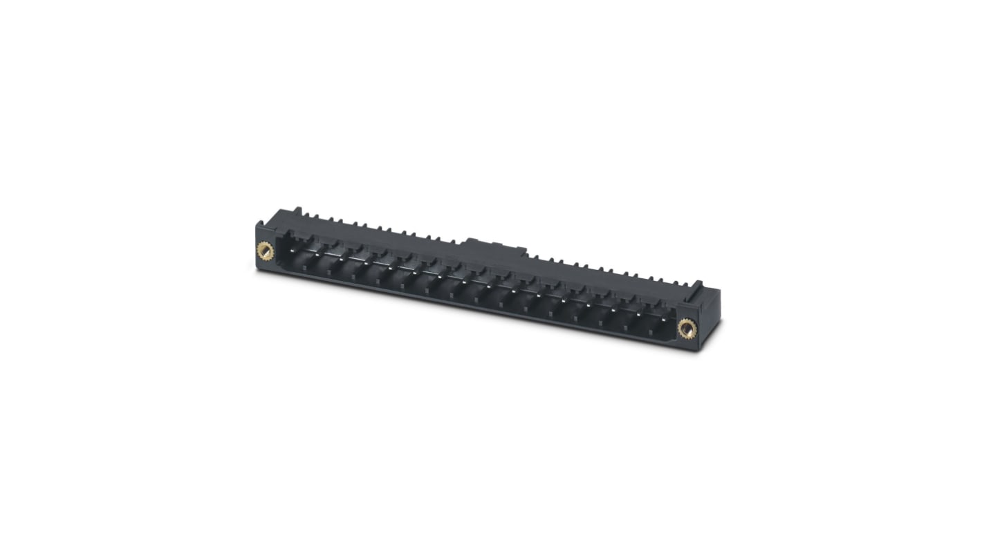 Phoenix Contact CC Series Straight PCB Header, 15 Contact(s), 5mm Pitch, 1 Row(s)