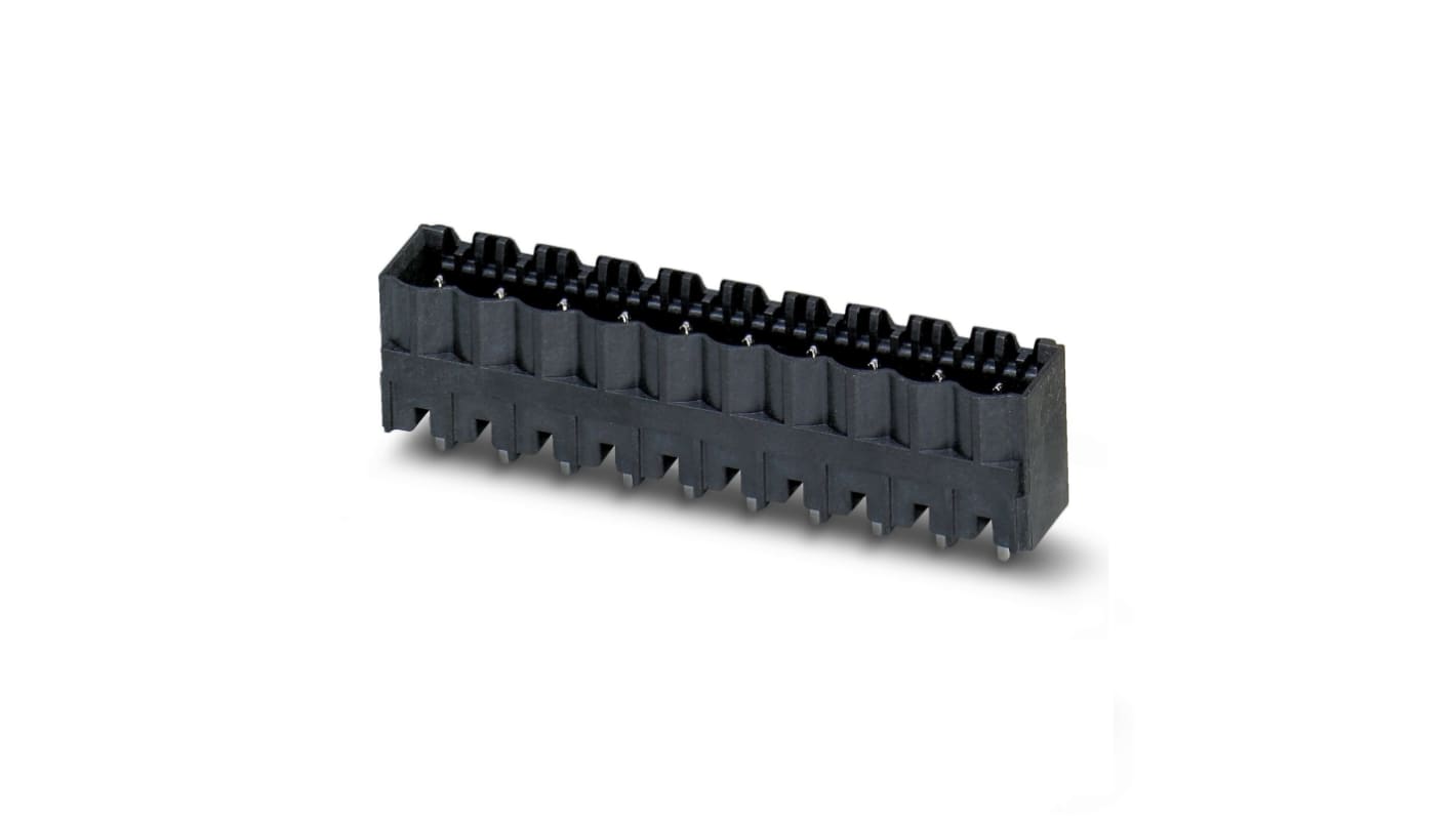 Phoenix Contact CCVA Series Straight PCB Header, 12 Contact(s), 5mm Pitch, 1 Row(s)
