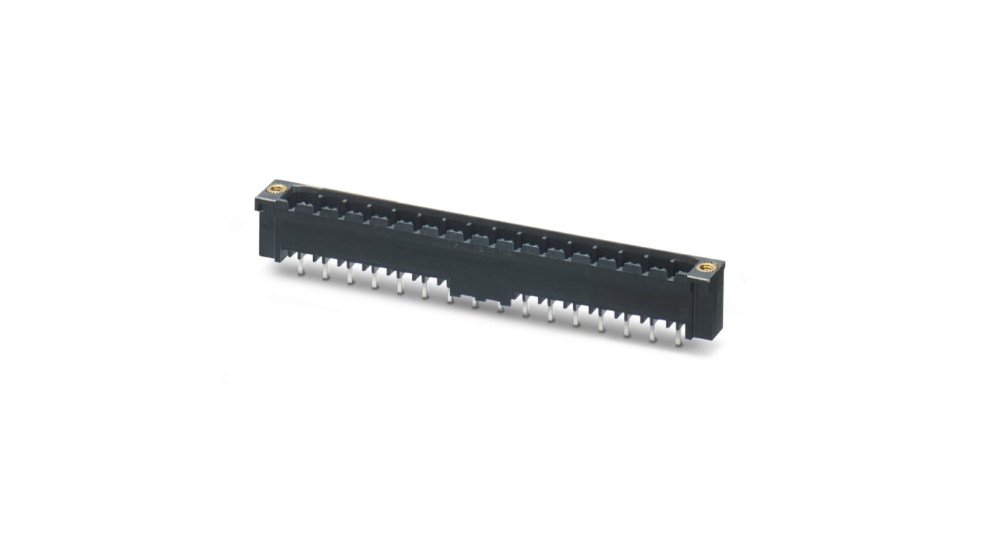 Phoenix Contact CCV Series Straight PCB Header, 13 Contact(s), 5mm Pitch, 1 Row(s)