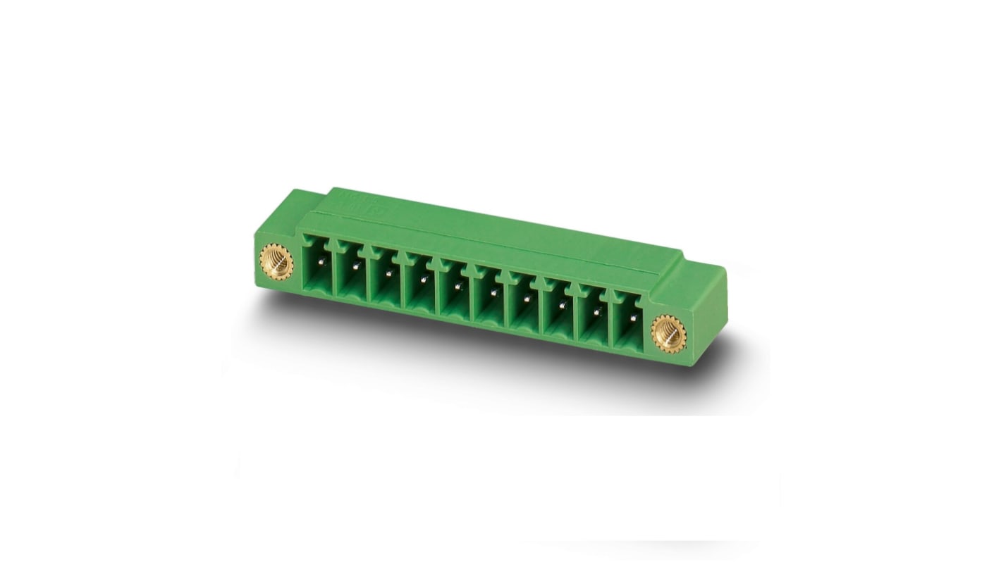 Phoenix Contact MC Series Straight PCB Header, 8 Contact(s), 3.5mm Pitch, 1 Row(s)