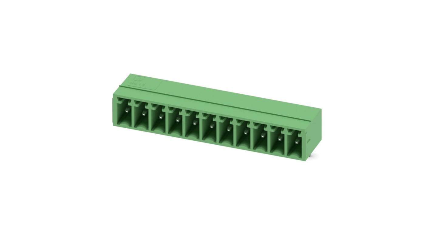 Phoenix Contact MC Series Straight PCB Header, 11 Contact(s), 3.5mm Pitch, 1 Row(s)