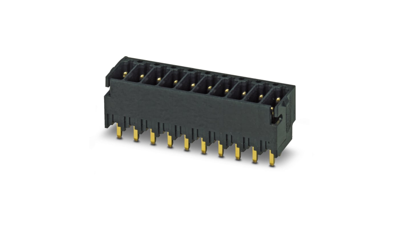 Conector macho para PCB Phoenix Contact serie DMCV de 12 vías, 2 filas, paso 2.54mm