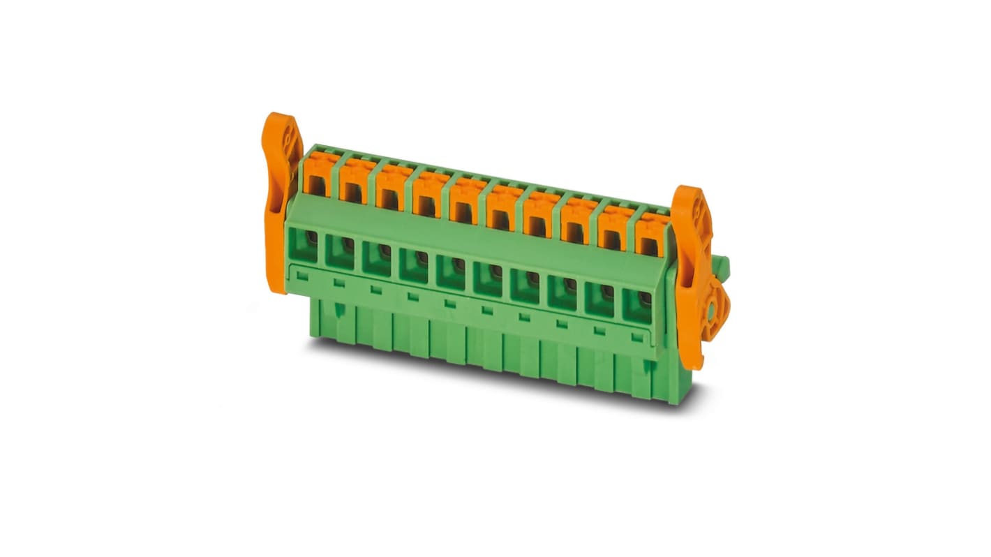 Phoenix Contact FKCOR Series Right Angle PCB Connector, 6 Contact(s), 5.08mm Pitch, 1 Row(s)