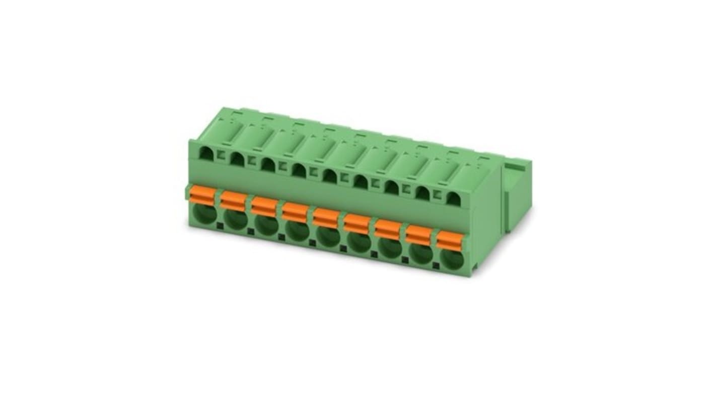 Phoenix Contact FKIC Series Straight PCB Connector, 9 Contact(s), 5.08mm Pitch, 1 Row(s)