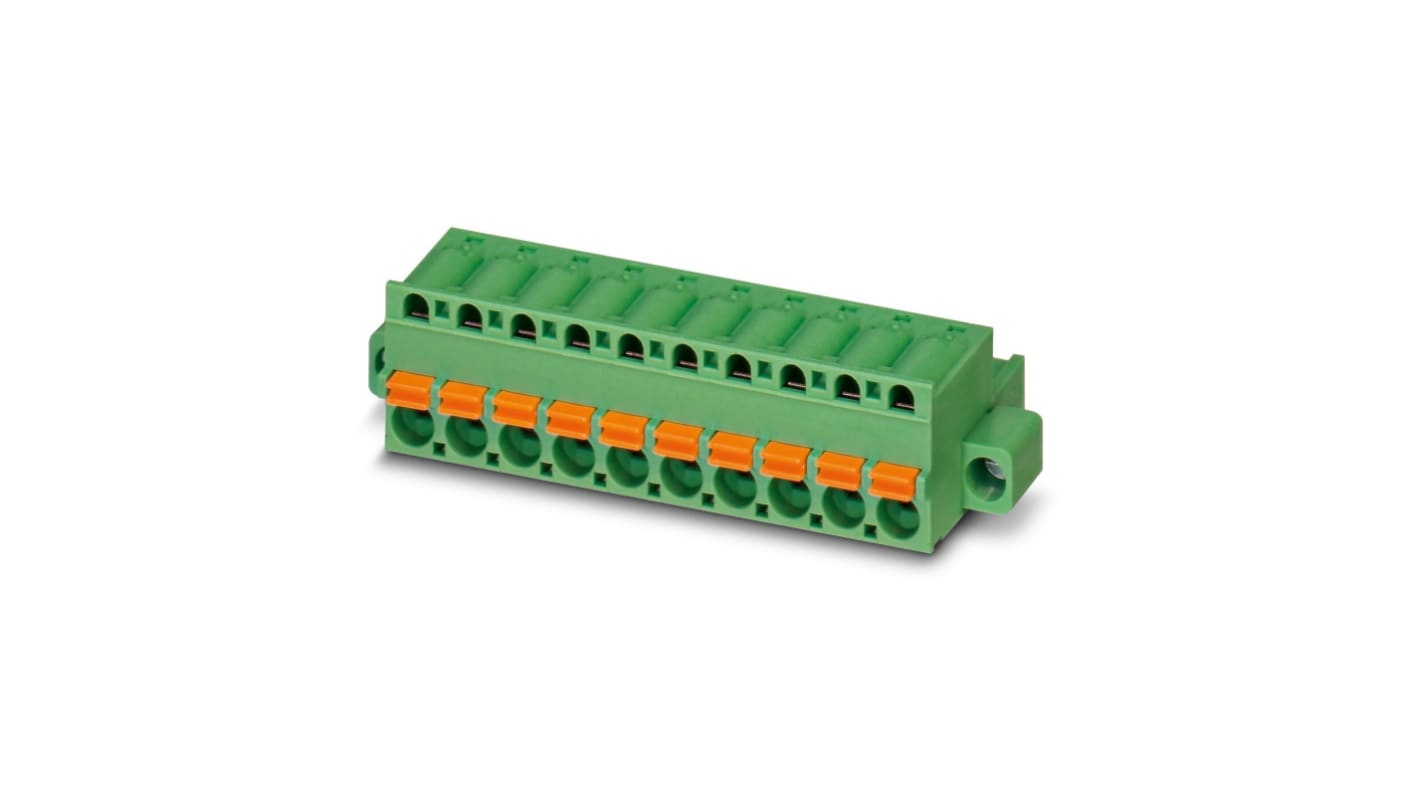 Phoenix Contact FKC Series Straight PCB Connector, 3 Contact(s), 5mm Pitch, 1 Row(s)