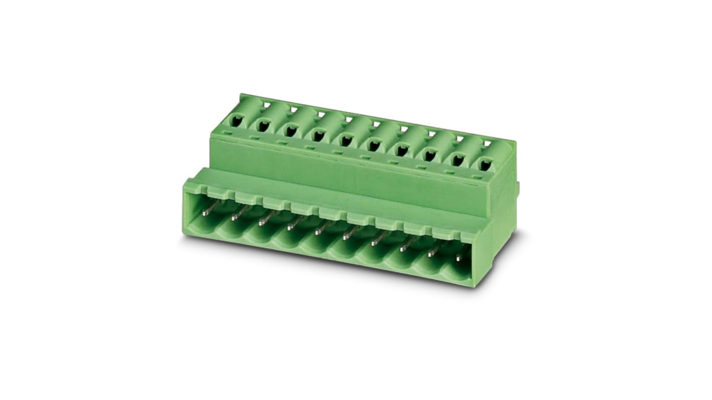 Phoenix Contact FKIC Series Straight PCB Connector, 3 Contact(s), 5mm Pitch, 1 Row(s)