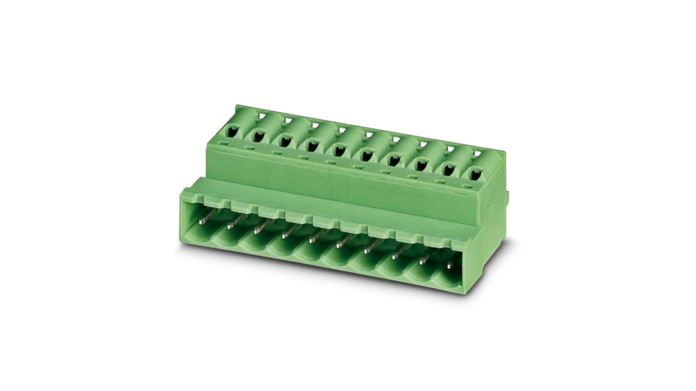 Phoenix Contact FKIC Series Straight PCB Connector, 4 Contact(s), 5mm Pitch, 1 Row(s)