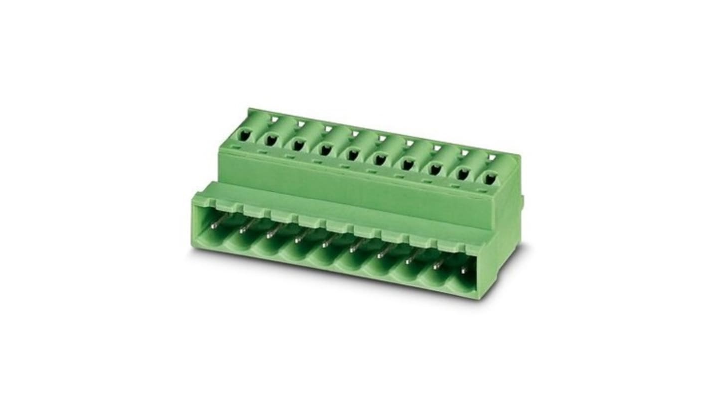 Phoenix Contact FKIC Series Straight PCB Connector, 10 Contact(s), 5mm Pitch, 1 Row(s)