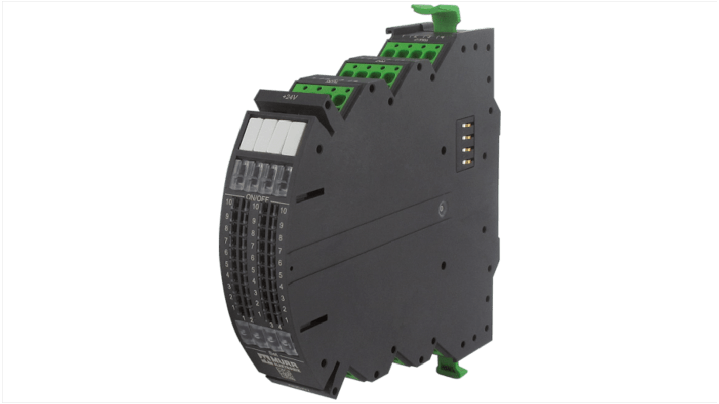 Murr Elektronik Monitoraggio del circuito di carico Mico Pro, 4 canali IN: 24 V DC OUT: 24 V DC 4 A CL2