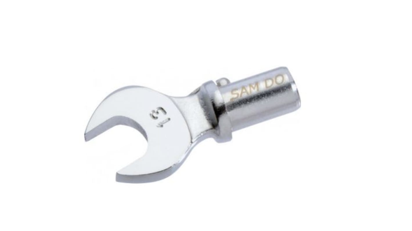 SAM D0 Series Flat Spanner Head, 12 mm, 11mm Insert, Chrome Finish