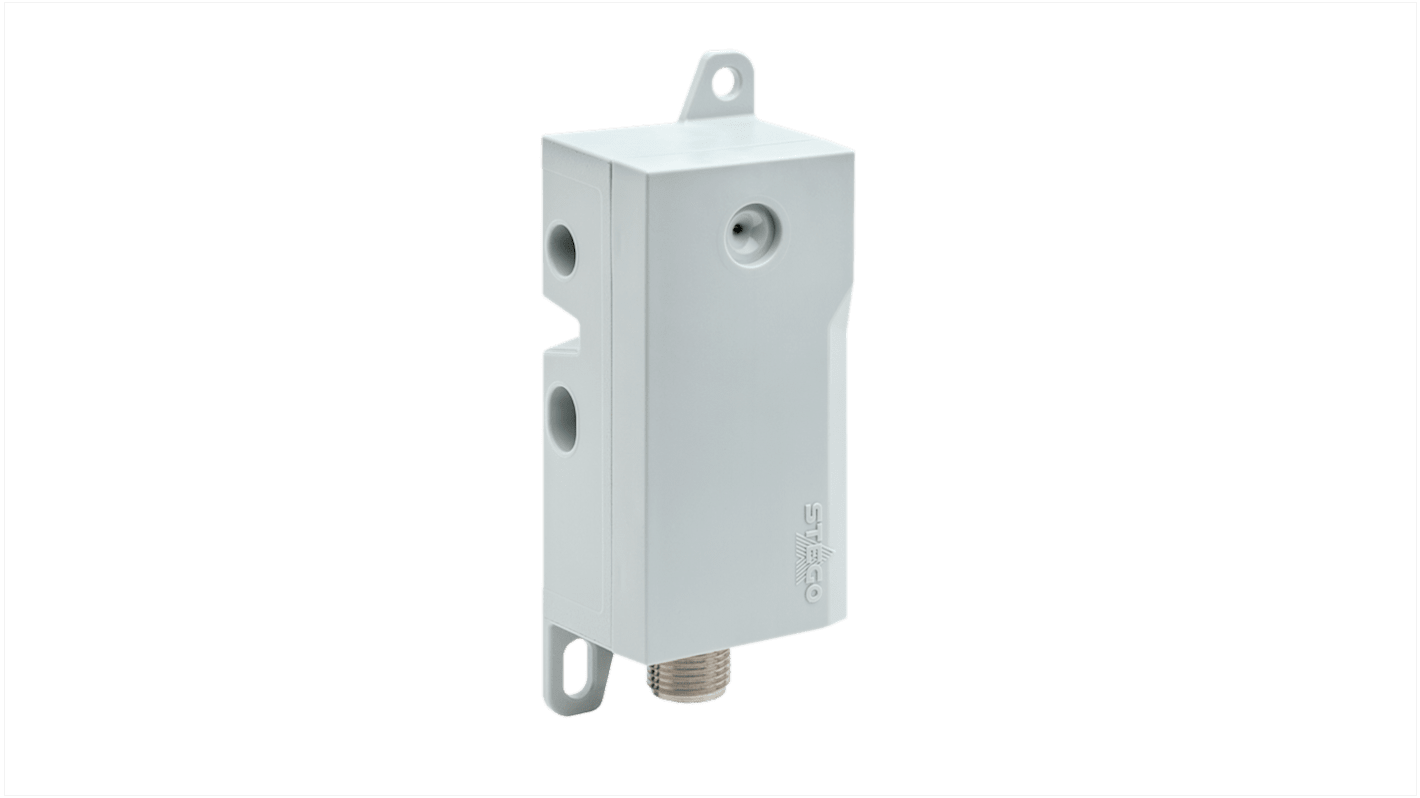 Sensor de distancia rectangular STEGO, Sistema Reflex, alcance 0,3 → 4 m, IO-Link, conector enchufable M12