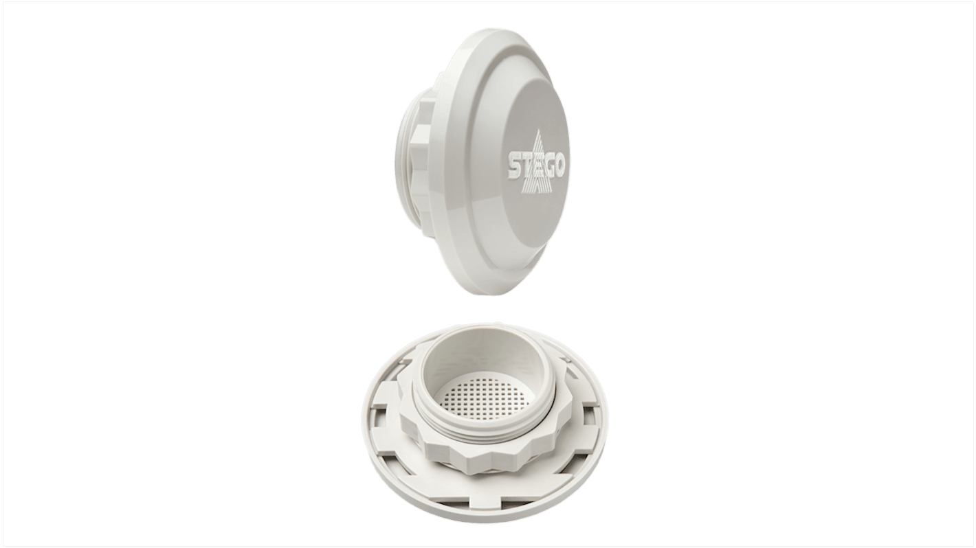 STEGO D084 Series Pressure Relief Vent, 65.5 mm Dia., 65.5mm W, For Use With Enclosure