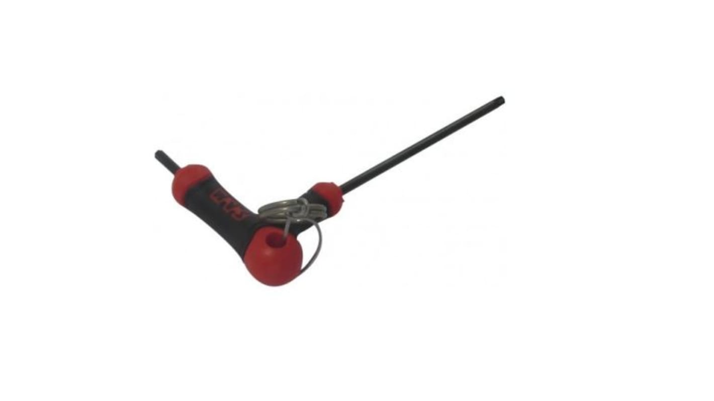 CLE MALE POIGNEE EN T TORX T25 AVEC CLIP