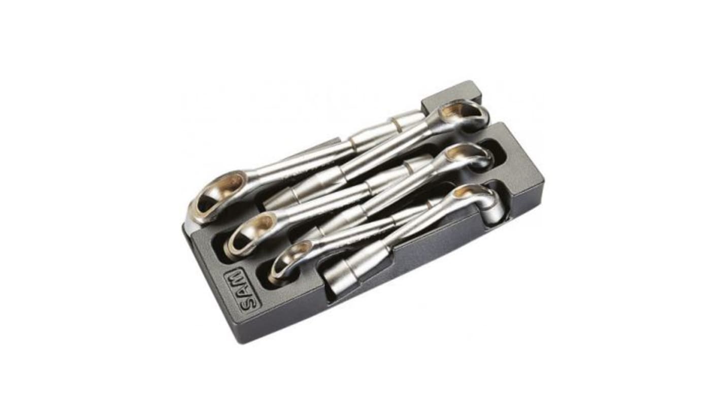 SAM Angled Socket Wrench Set, Metric