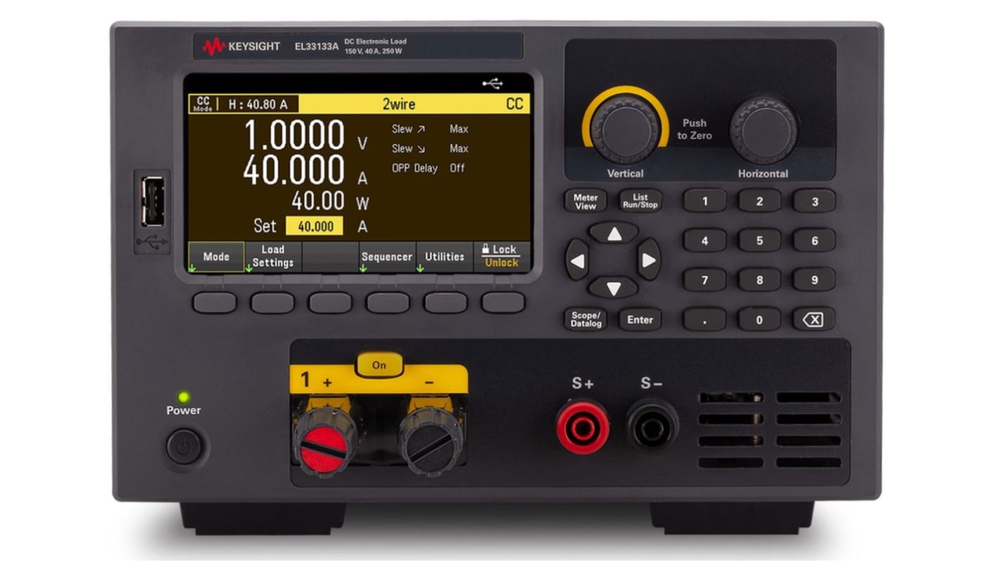 Keysight Technologies EL30000 Series Electronic Load, 250 W, 150 V, 40 A