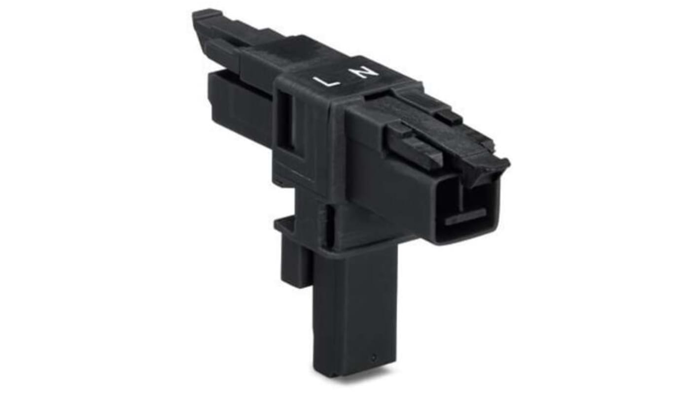 Wago 890 Series Lighting Connector, 2-Pole, Female to Male, 2-Way, Cable Mount, 16A