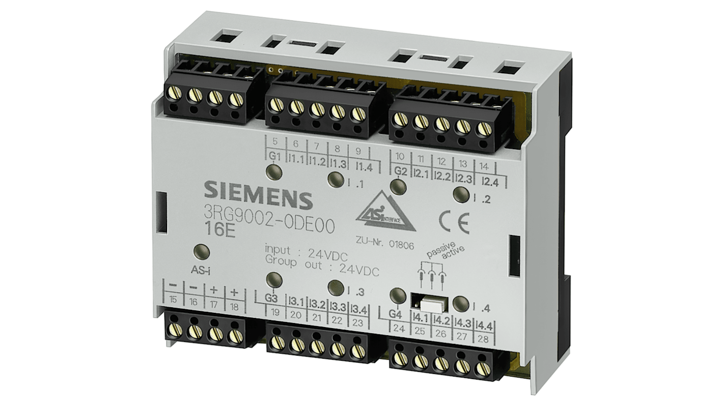 Módulo de conexión Siemens 3RX9810, para usar con Módulos 4I/4O