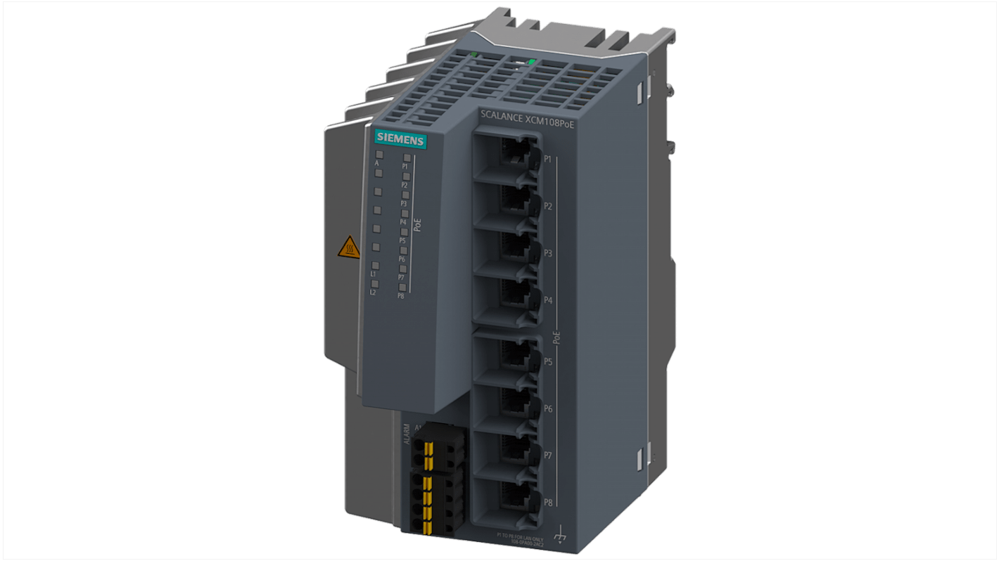 6GK51080PA002AC2 Siemens SCALANCE XCM108, Unmanaged 8 Port Network