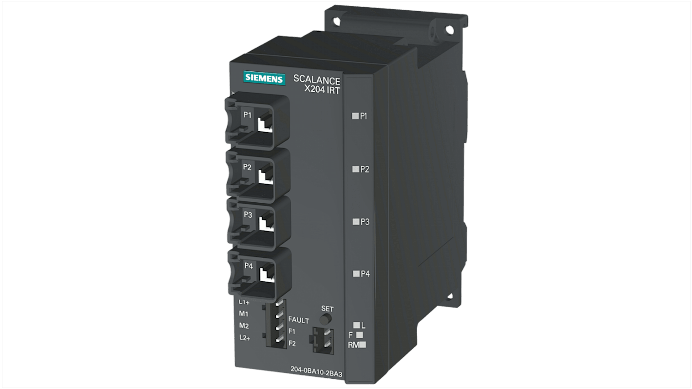 Siemens SCALANCE X204IRT, Managed 4 Port Managed Switch