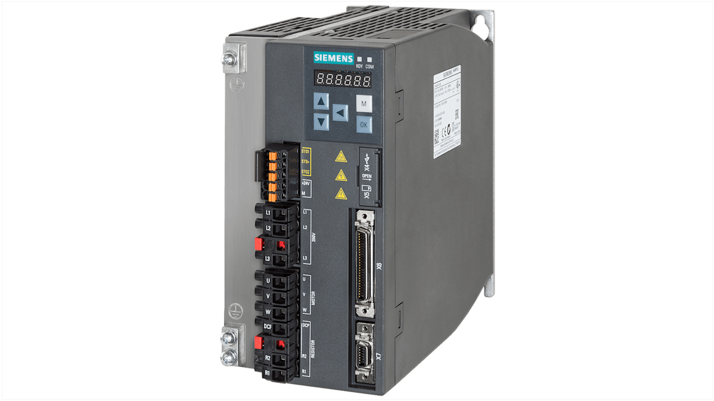 Siemens SINAMICS Series Power Supply, 195mm Length, 2 kW, 3-Phase, 200 → 240 V