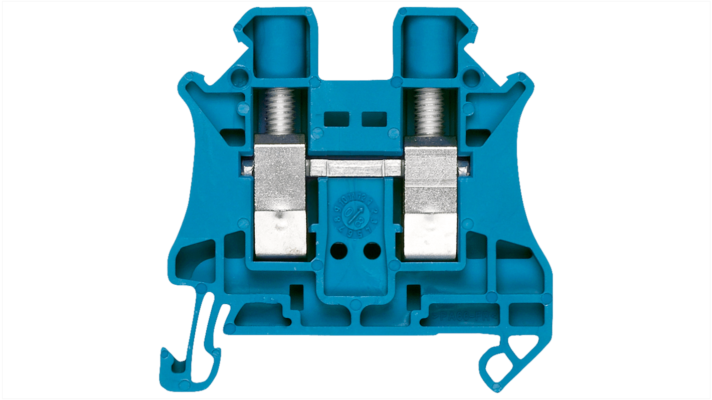 Siemens 8WH Reihenklemmenblock Blau, 6mm², 1 kV / 41A, Schraubanschluss