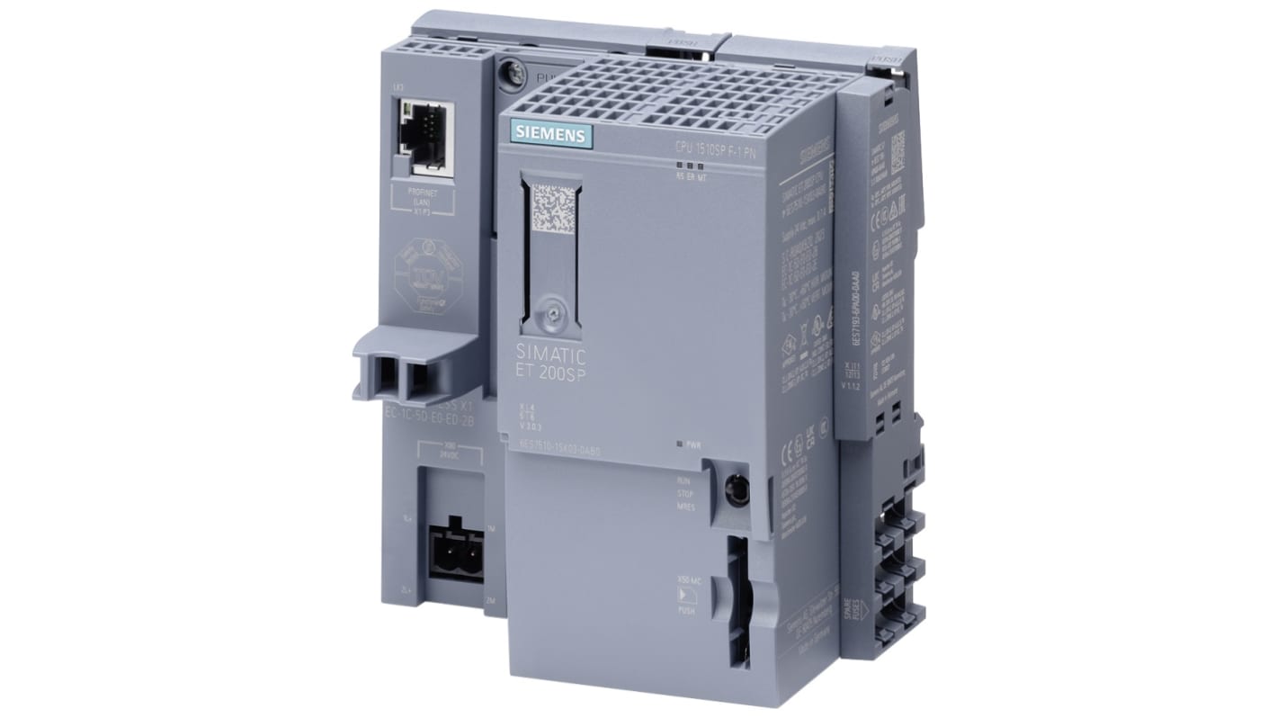 Siemens SIMATIC DP Series PLC CPU for Use with ET 200SP, 24 V Supply, 1-Input